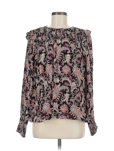 Pre-owned Knox Rose Long Sleeve Blouse In Pink