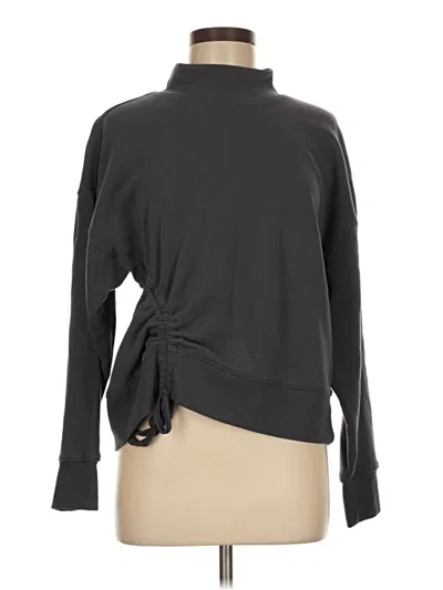 Pre-owned Knox Rose Long Sleeve Top Gray Turtleneck Tops