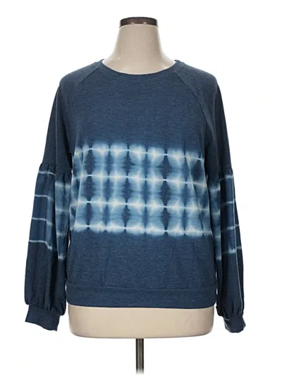 Pre-owned Knox Rose Long Sleeve T-shirt In Blue