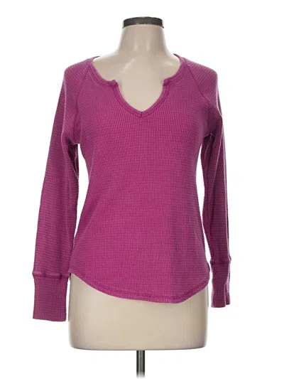 Pre-owned Knox Rose Long Sleeve T-shirt In Purple