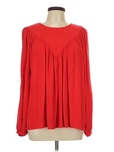 Pre-owned Knox Rose Long Sleeve T-shirt In Red