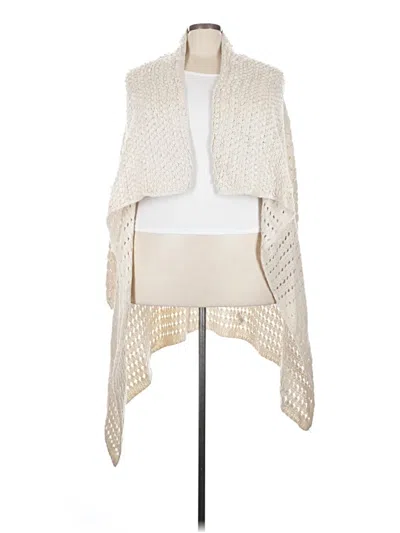 Pre-owned Knox Rose Poncho In White