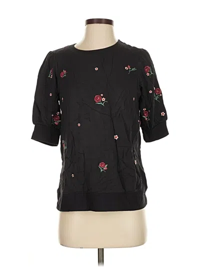 Pre-owned Knox Rose Pullover Sweater In Black