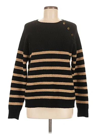 Pre-owned Knox Rose Pullover Sweater In Black