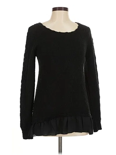 Pre-owned Knox Rose Pullover Sweater In Black