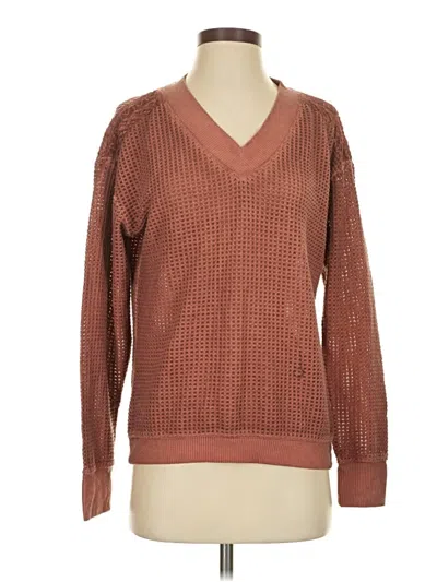 Pre-owned Knox Rose Pullover Sweater In Brown