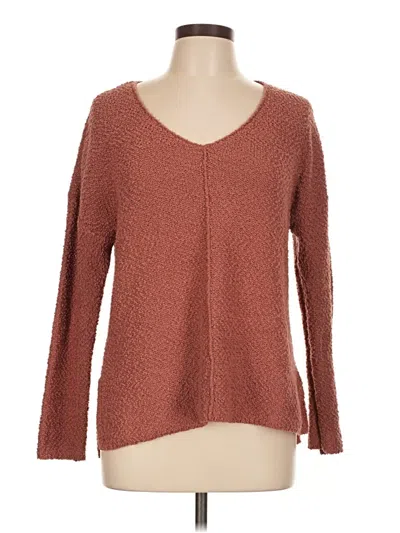 Pre-owned Knox Rose Pullover Sweater In Brown