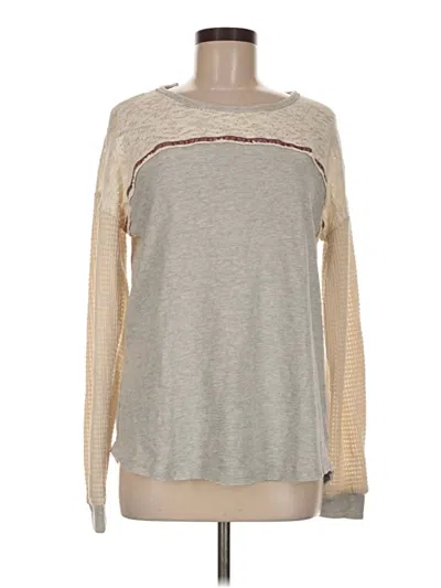 Pre-owned Knox Rose Pullover Sweater In Gray
