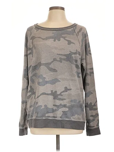 Pre-owned Knox Rose Pullover Sweater In Gray