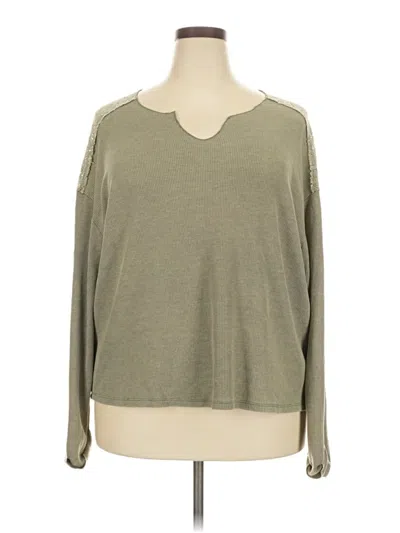 Pre-owned Knox Rose Pullover Sweater In Green