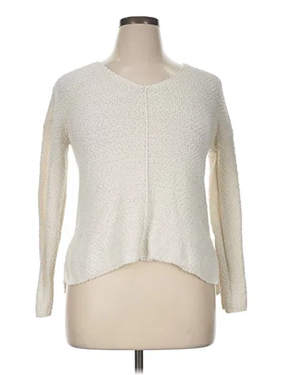 Pre-owned Knox Rose Pullover Sweater In Ivory