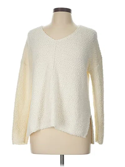 Pre-owned Knox Rose Pullover Sweater In Ivory