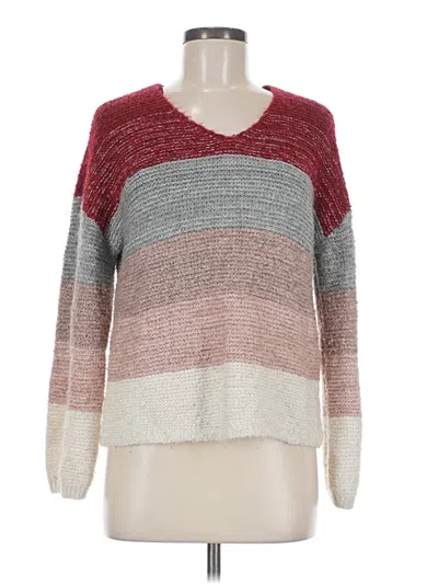 Pre-owned Knox Rose Pullover Sweater In Red