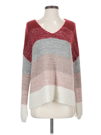 Pre-owned Knox Rose Pullover Sweater In Red