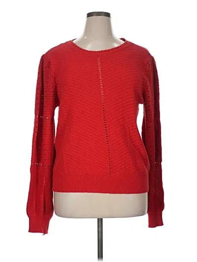 Pre-owned Knox Rose Pullover Sweater In Red