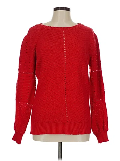 Pre-owned Knox Rose Pullover Sweater In Red