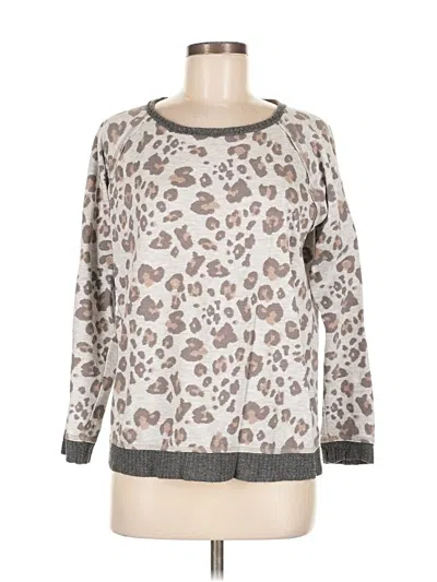 Pre-owned Knox Rose Pullover Sweater In Silver