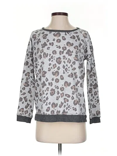 Pre-owned Knox Rose Pullover Sweater In Silver