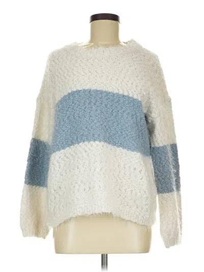 Pre-owned Knox Rose Pullover Sweater In White