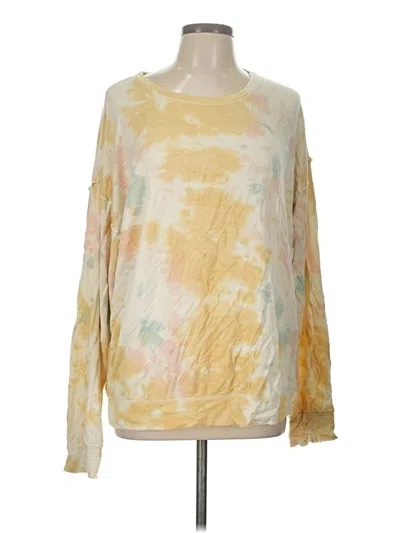 Pre-owned Knox Rose Pullover Sweater In Yellow