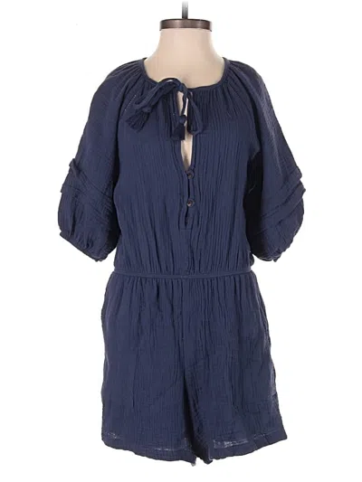Pre-owned Knox Rose Romper In Blue