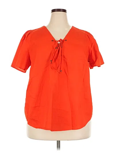 Pre-owned Knox Rose Short Sleeve T-shirt In Orange