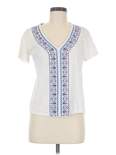 Pre-owned Knox Rose Short Sleeve T-shirt In White