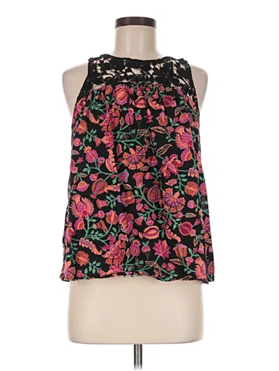 Pre-owned Knox Rose Sleeveless Blouse In Black