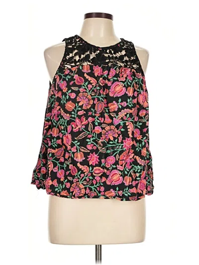 Pre-owned Knox Rose Sleeveless Blouse In Black
