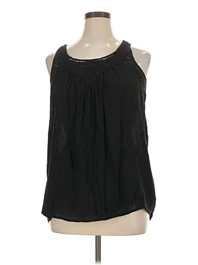 Pre-owned Knox Rose Sleeveless Blouse In Black