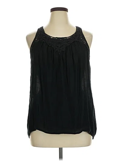 Pre-owned Knox Rose Sleeveless Blouse In Black