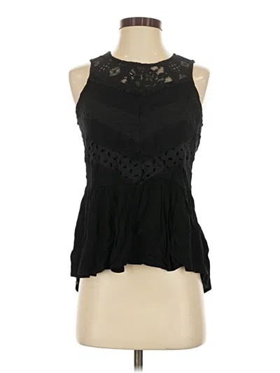 Pre-owned Knox Rose Sleeveless Blouse In Black