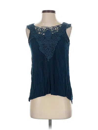 Pre-owned Knox Rose Sleeveless Blouse In Blue