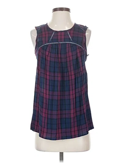 Pre-owned Knox Rose Sleeveless Blouse In Blue