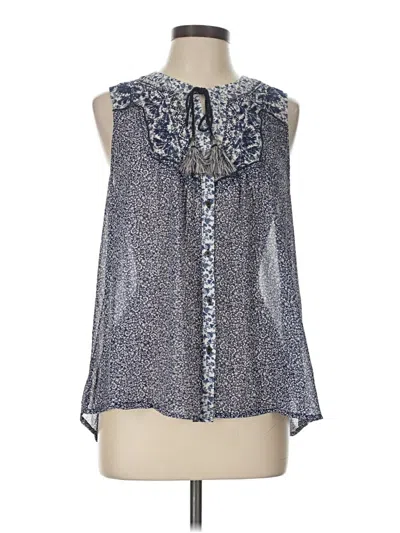 Pre-owned Knox Rose Sleeveless Blouse In Blue