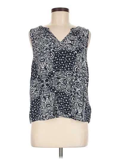 Pre-owned Knox Rose Sleeveless Blouse In Blue