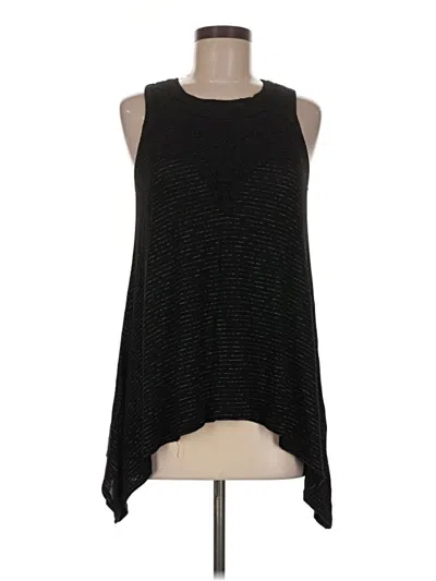 Pre-owned Knox Rose Sleeveless Top Black Halter Neckline Tops