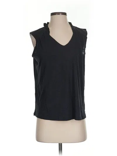 Pre-owned Knox Rose Sleeveless Top Black V Neck Tops