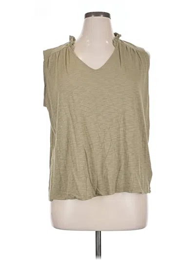 Pre-owned Knox Rose Sleeveless Top Tan Cowl Neck Tops