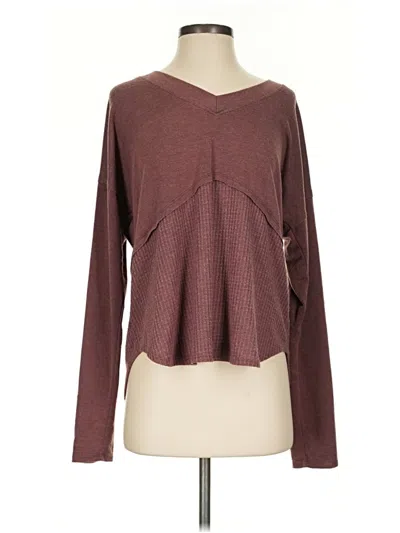 Pre-owned Knox Rose Sweatshirt In Burgundy