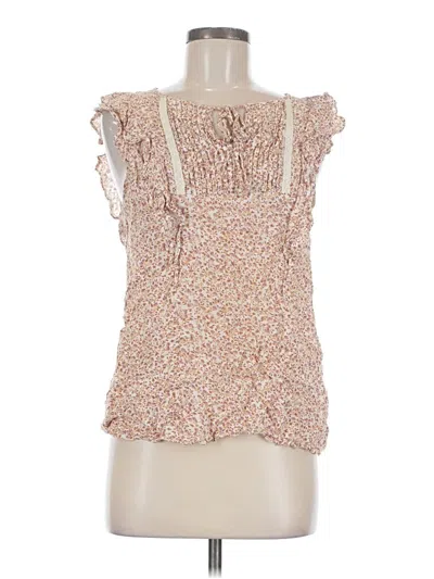 Pre-owned Knox Rose Tank Top Pink Strapless Neckline Tops