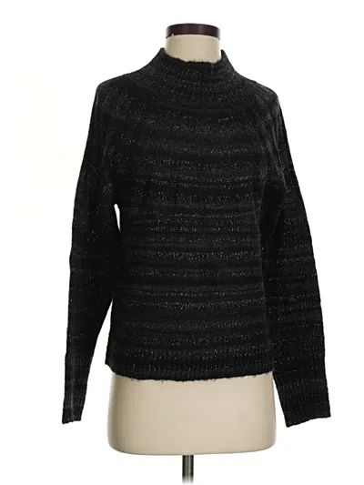 Pre-owned Knox Rose Turtleneck Sweater In Black