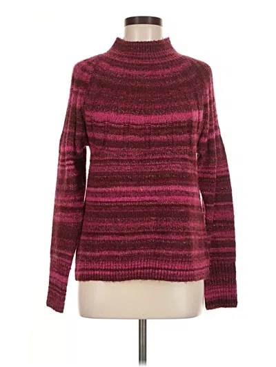 Pre-owned Knox Rose Turtleneck Sweater In Burgundy