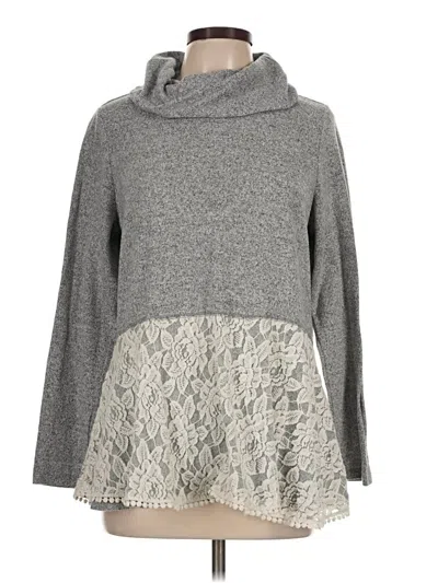 Pre-owned Knox Rose Turtleneck Sweater In Gray