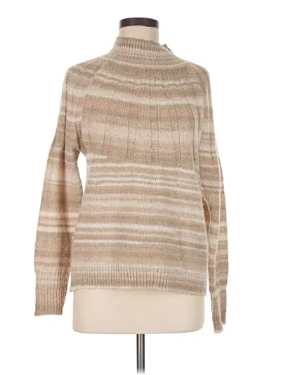 Pre-owned Knox Rose Turtleneck Sweater In Tan