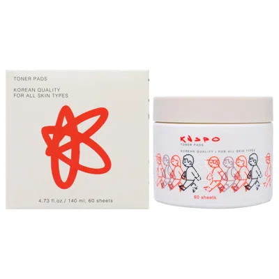 Knspo Toner Pads By  For Unisex - 60 Count Pads In White