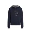 Knt Kiton Blue Elastane Sweatshirt