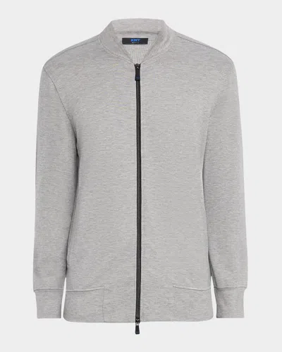 Knt Men's Full-zip Sweatshirt In Gry