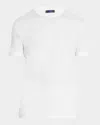 Knt Men's Solid Cotton Crewneck T-shirt In Wht