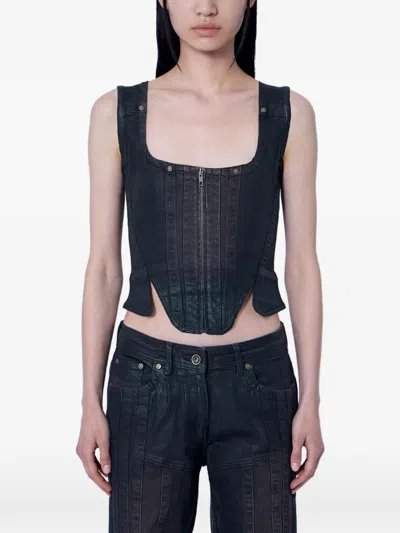 Knwls Alice Corset Top In Black